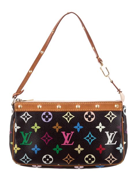 louis vuitton pochette colorful|Louis Vuitton multicolor wallet.